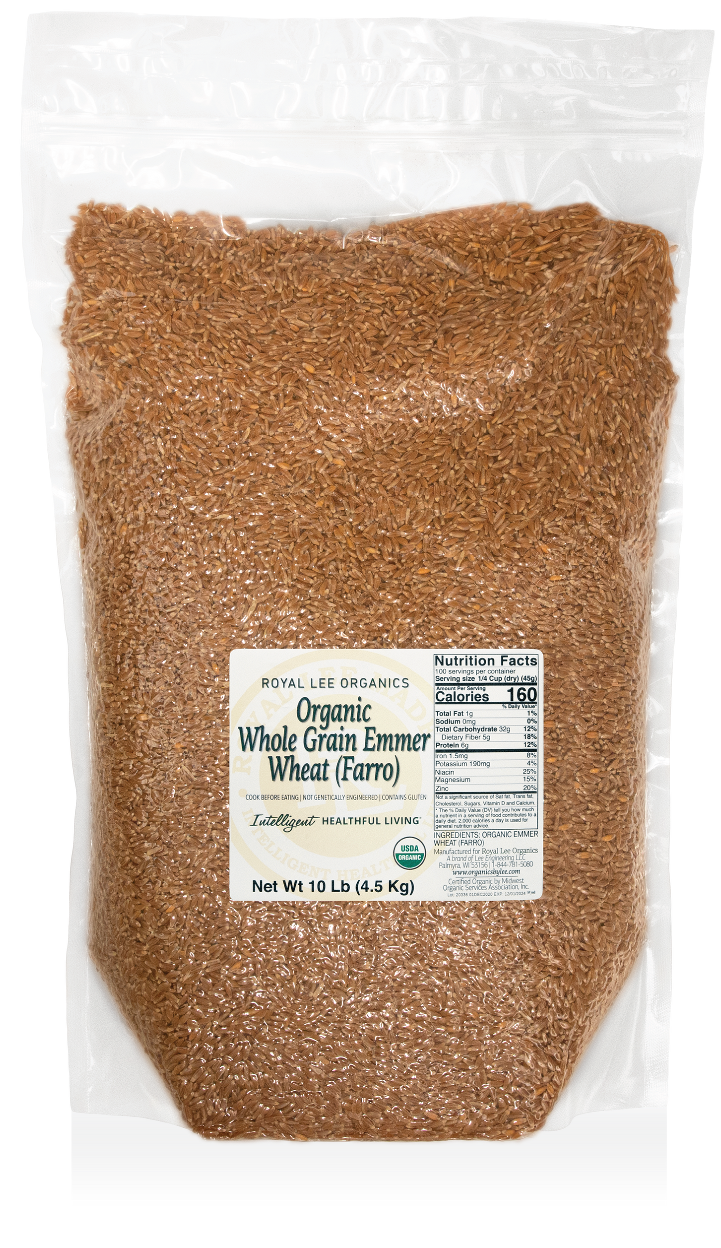 Emmer, 10lb poly bag